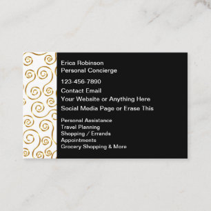 Klasse Persoonlijke Concierge Diensten Nieuw Visitekaartje