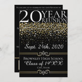 Klasse reünie aankondiging ontwerp (Voorkant / Achterkant)