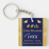 Klasse reünie geschenk ideeën, Klasse reünie Sleut Sleutelhanger (Voorkant)