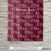 Klasse Reünie Jaar Maroon Achtergrond Foto Prop Wandkleed