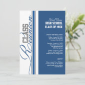 klasse reünie kaart (Staand voorkant)