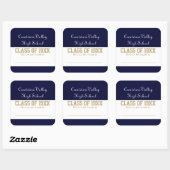 Klasse-reünie markeringsstickers! vierkante sticker (Vel)