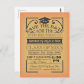 Klasse reünie ontwerp briefkaart (Voorkant / Achterkant)