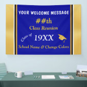 Klasse reünie spandoeken. Elk JAAR & KLEUREN, PROD Spandoek (Beurs)