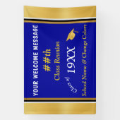 Klasse reünie spandoeken. Elk JAAR & KLEUREN, PROD Spandoek (Verticaal)