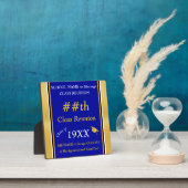 , klasse reünie teken voor tafel fotoplaat (Insitu)