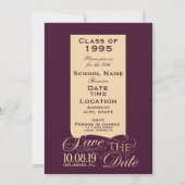 Klasse reünie uitnodiging ontwerp (Voorkant)