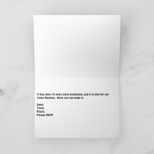 Klasse Reunion, 20 jaar. Leistblauw (Binnen)