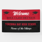 Klasse Reunion! AANPASSEN AAN uw reünie Spandoek (Horizontaal)