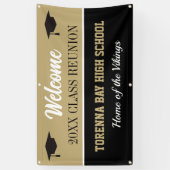 Klasse Reunion! AANPASSEN AAN uw reünie Spandoek (Verticaal)