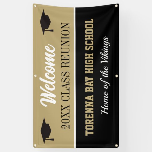 Klasse Reunion! AANPASSEN AAN uw reünie Spandoek (Verticaal)