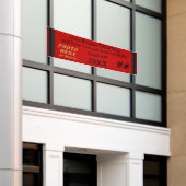 Klasse Reunion Banner met Uw Foto en Tekst (Buitenkant Gebouw)