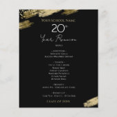 Klasse Reunion Black en Gold Event (Voorkant)