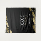 Klasse Reunion Black en Gold Wandkleed (Voorkant (horizontaal))