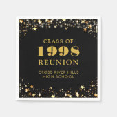 Klasse Reunion Black Gold op maat Servet (Voorkant)