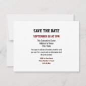 Klasse Reunion Blue en Gold Aankondiging (Achterkant)