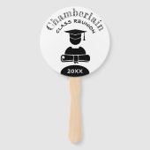 Klasse Reunion Classy Zwart Wit Custom Handwaaier (Voorkant)