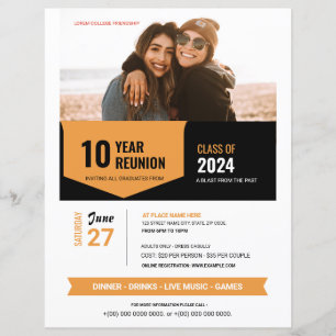 Klasse Reunion Flyer-Sjabloon