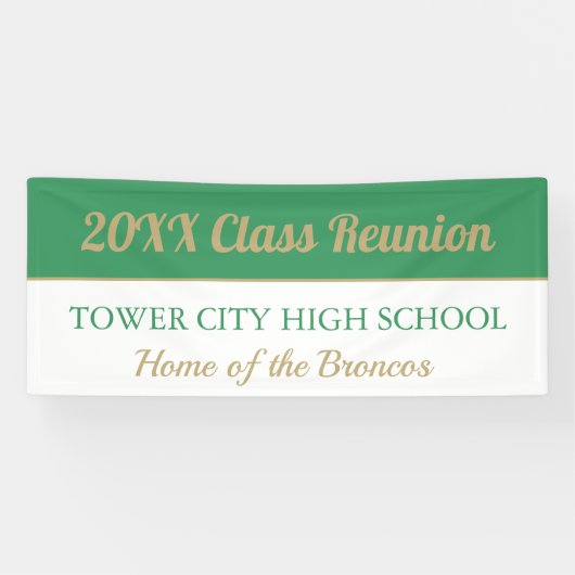 Klasse Reunion Fun. CUSTOM Reunion banner (Horizontaal)
