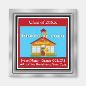  klasse Reunion Gift Bag Ideeën Magneet (Voorkant)