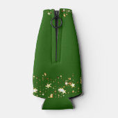 Klasse Reunion Groen Gouden Sterren Gepersonalisee Flesjeskoeler (Achterkant)