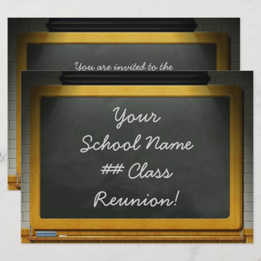 Klasse Reunion Kaart (Voorkant / Achterkant)