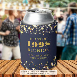 Klasse Reunion Marine Blauw Gouden Sterren Geperso Blikjeskoeler