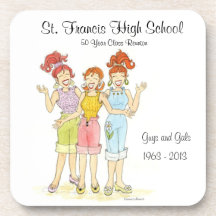 Klasse reunion onderzetter