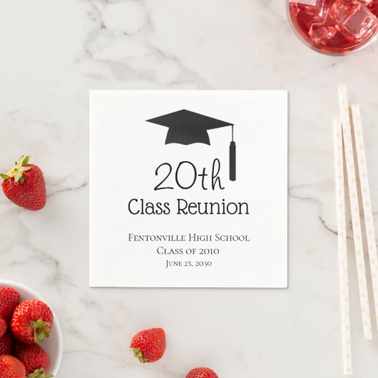 Klasse Reunion Personalized Party Napkins Servet (Insitu)