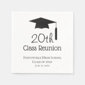 Klasse Reunion Personalized Party Napkins Servet (Voorkant)