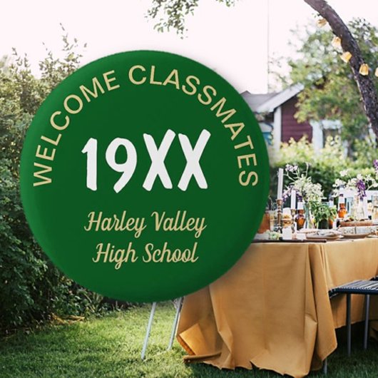 Klasse Reunion plezier! Aangepaste reüleknop Ronde Button 5,7 Cm