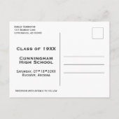 Klasse Reunion Save the Date Baby Boomer Champagne Aankondigingskaart (Achterkant)