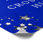 Klasse Reunion Welkom Koninklijke Zilveren Sterren Poster (Hoek)