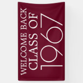 Klasse Reunion | Welkom terug Spandoek (Verticaal)