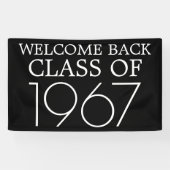 Klasse Reunion | Welkom terug Spandoek (Horizontaal)