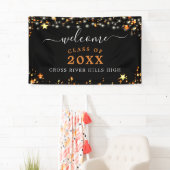 Klasse Reunion Welkom Zwart Sinaasappel Sterren Li Spandoek (Insitu)