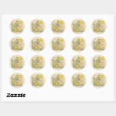 Klasse Spa Verwennings Schoonheidsdag Ronde Sticker (Vel)
