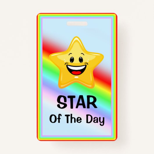 Klasse Star-onderscheidingsteken Badge (Voorkant)