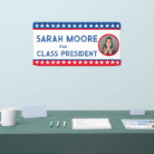 Klasse Stem" Blauw en Rood FOTO Verkiezingsschool Spandoek (Beurs)