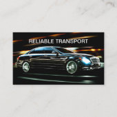 Klasse Taxi of Uber Chauffeur Transport Visitekaartje (Voorkant)