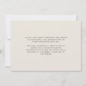 Klasse tropisch afstuderen 2022 moderne foto kaart (Achterkant)