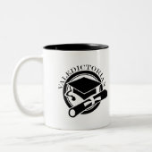 Klasse Valedictorian Gift Tweekleurige Koffiemok (Links)