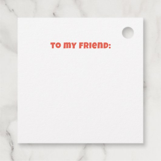 Klasse Valentijnse Lucky Duck Rubber Ducky Bedankjes Labels (Achterkant)