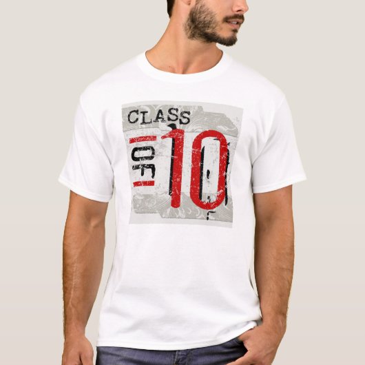 Klasse van 10 Grunge Light T-Shirts (Voorkant)