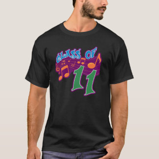 Klasse van 11 Muzikale T-Hemden T-shirt