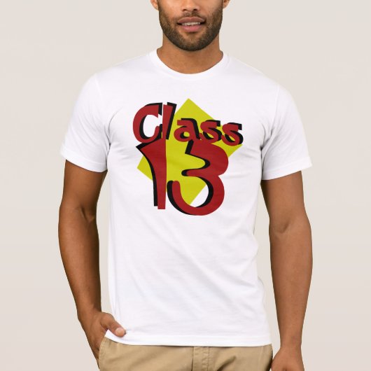 Klasse van 13 t-shirt (Voorkant)