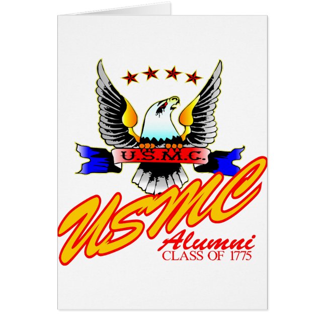 Klasse van 1775 USMC Alumni Eagle (Voorkant)