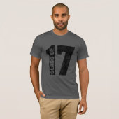 Klasse van 17 t-shirt (Voorkant volledig)