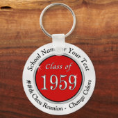 Klasse van 1959 Cheap Class Reunion Gift Ideas Sleutelhanger (Voorkant)