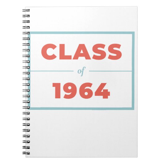 Klasse van 1964 notitieboek (Voorkant)